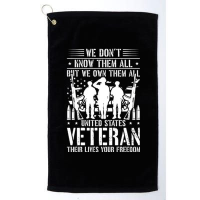 Veterans Day T Platinum Collection Golf Towel