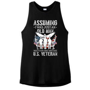 Veterans Day T Ladies PosiCharge Tri-Blend Wicking Tank