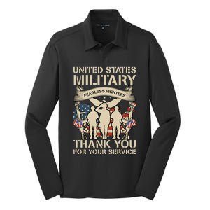 Veterans Day T Silk Touch Performance Long Sleeve Polo