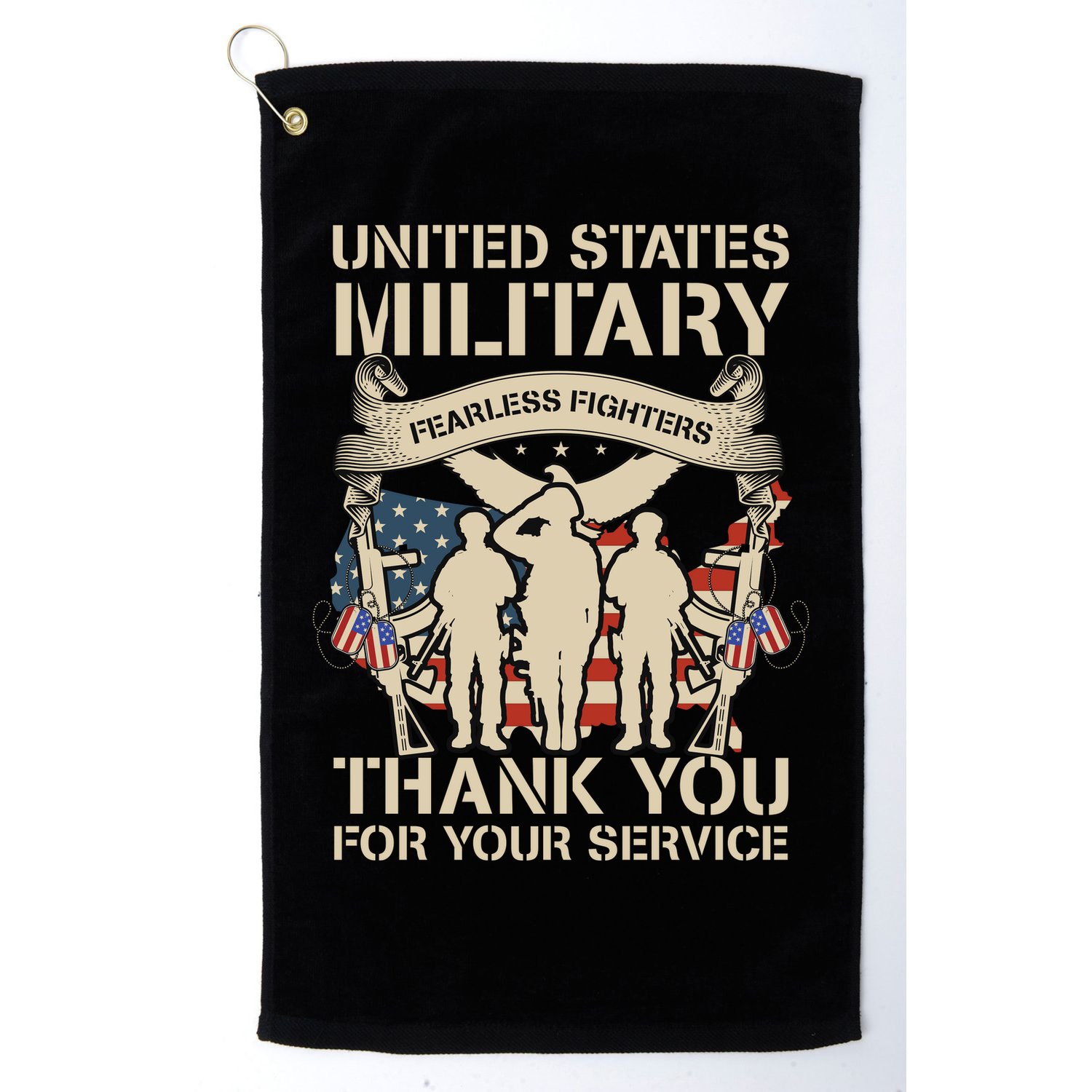 Veterans Day T Golf Towel