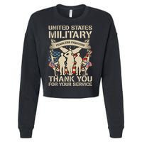 Veterans Day T Cropped Pullover Crew