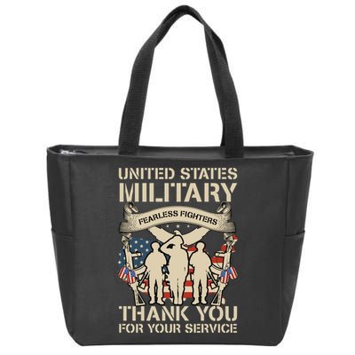 Veterans Day T Zip Tote Bag