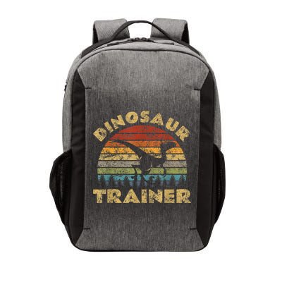 Vintage Dinosaur Trainer Halloween Costume Retro Sunset Dino Vector Backpack