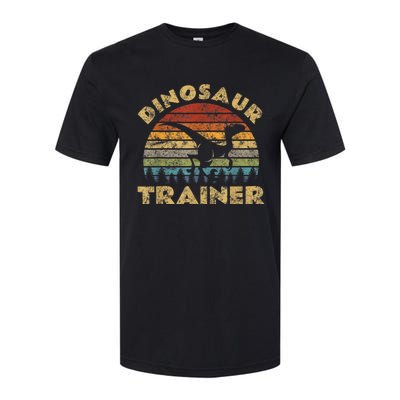 Vintage Dinosaur Trainer Halloween Costume Retro Sunset Dino Softstyle® CVC T-Shirt