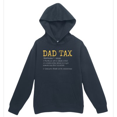 Vintage Dad Tax Definition Urban Pullover Hoodie