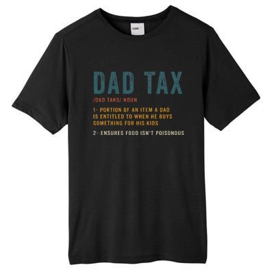 Vintage Dad Tax Definition  Funny Father's Day Tall Fusion ChromaSoft Performance T-Shirt