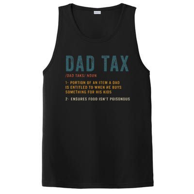 Vintage Dad Tax Definition  Funny Father's Day PosiCharge Competitor Tank