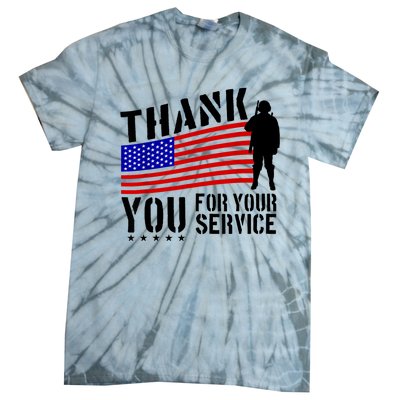 Veterans Day Thank You For Your Service Tie-Dye T-Shirt