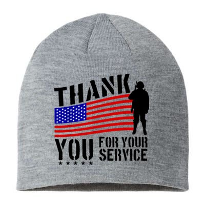 Veterans Day Thank You For Your Service Sustainable Beanie