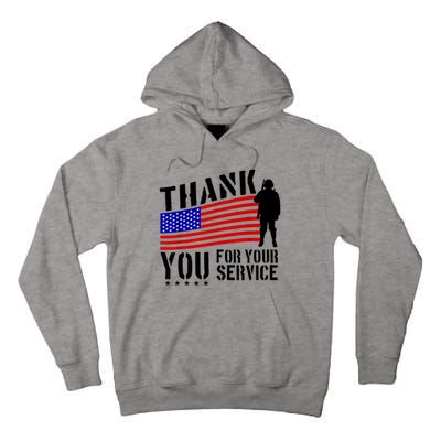 Veterans Day Thank You For Your Service Tall Hoodie