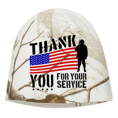 Veterans Day Thank You For Your Service Kati - Camo Knit Beanie