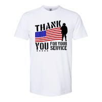 Veterans Day Thank You For Your Service Softstyle CVC T-Shirt