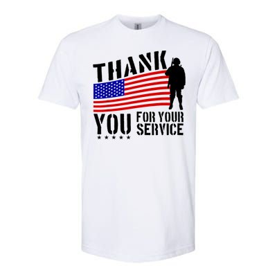 Veterans Day Thank You For Your Service Softstyle CVC T-Shirt