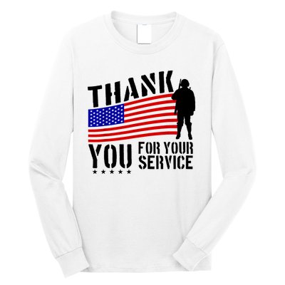 Veterans Day Thank You For Your Service Long Sleeve Shirt