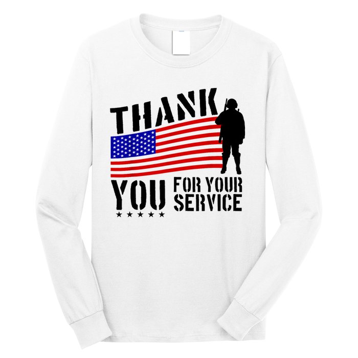 Veterans Day Thank You For Your Service Long Sleeve Shirt