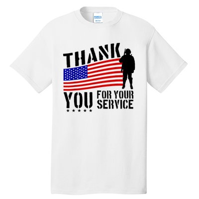 Veterans Day Thank You For Your Service Tall T-Shirt