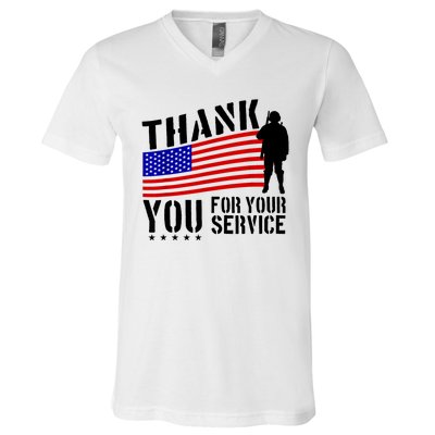 Veterans Day Thank You For Your Service V-Neck T-Shirt