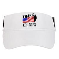 Veterans Day Thank You For Your Service Adult Drive Performance Visor