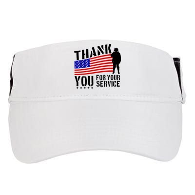 Veterans Day Thank You For Your Service Adult Drive Performance Visor