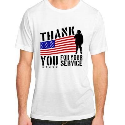 Veterans Day Thank You For Your Service Adult ChromaSoft Performance T-Shirt