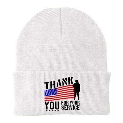 Veterans Day Thank You For Your Service Knit Cap Winter Beanie