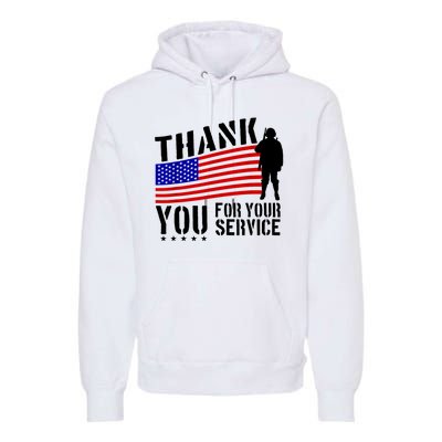 Veterans Day Thank You For Your Service Premium Hoodie