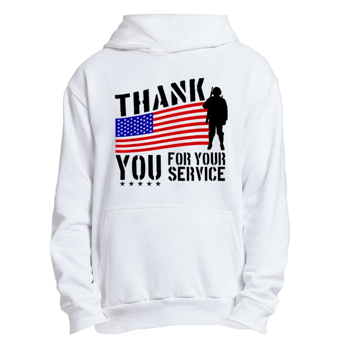 Veterans Day Thank You For Your Service Urban Pullover Hoodie