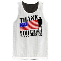 Veterans Day Thank You For Your Service Mesh Reversible Basketball Jersey Tank