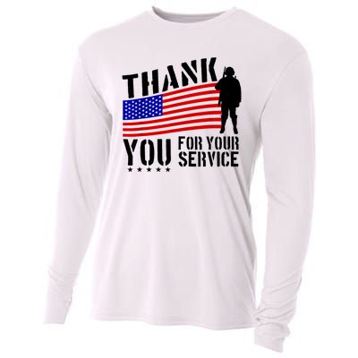 Veterans Day Thank You For Your Service Cooling Performance Long Sleeve Crew