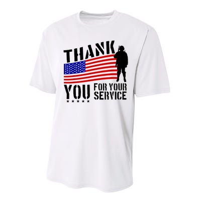 Veterans Day Thank You For Your Service Performance Sprint T-Shirt