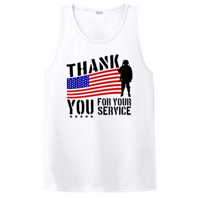 Veterans Day Thank You For Your Service PosiCharge Competitor Tank