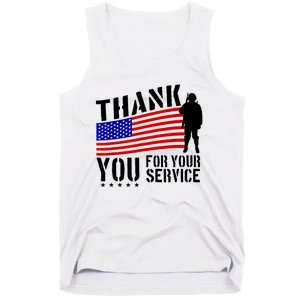 Veterans Day Thank You For Your Service Tank Top