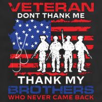 Veteran Don't Thank Me Adult Drive Performance Visor