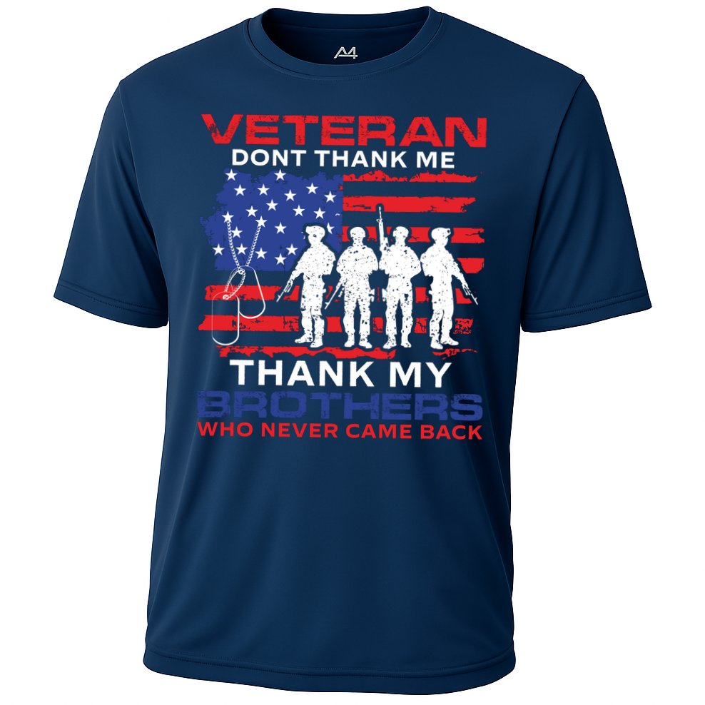 Veteran Don't Thank Me Cooling Performance Crew T-Shirt