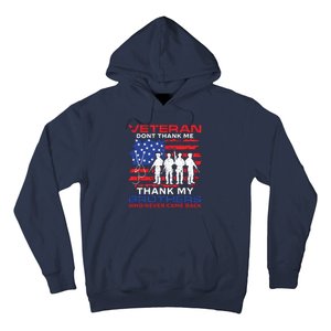 Veteran Don't Thank Me Hoodie