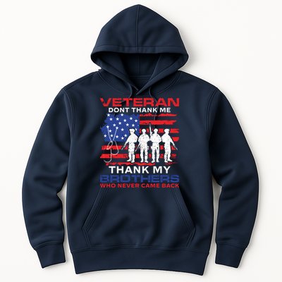 Veteran Don't Thank Me Hoodie