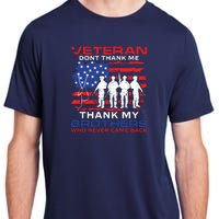 Veteran Don't Thank Me Adult ChromaSoft Performance T-Shirt