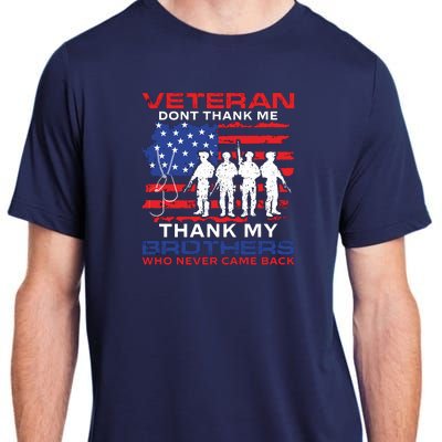 Veteran Don't Thank Me Adult ChromaSoft Performance T-Shirt