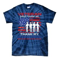 Veteran Don't Thank Me Tie-Dye T-Shirt