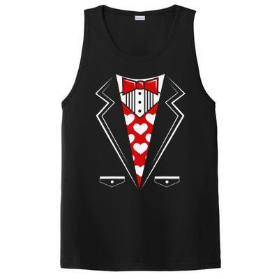 Valentine's Day Tux Funny Tuxedo Costume V1 PosiCharge Competitor Tank