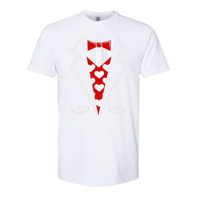 Valentine's Day Tux Funny Tuxedo Costume V1 Softstyle CVC T-Shirt