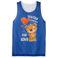 Valentines Day Teddy Bear With Heart Balloon For Her Gift Mesh Reversible Basketball Jersey Tank