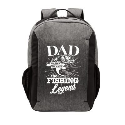 Vintage Dad The Man The Myth The Fishing Legend Vector Backpack