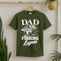 Vintage Dad The Man The Myth The Fishing Legend T-Shirt