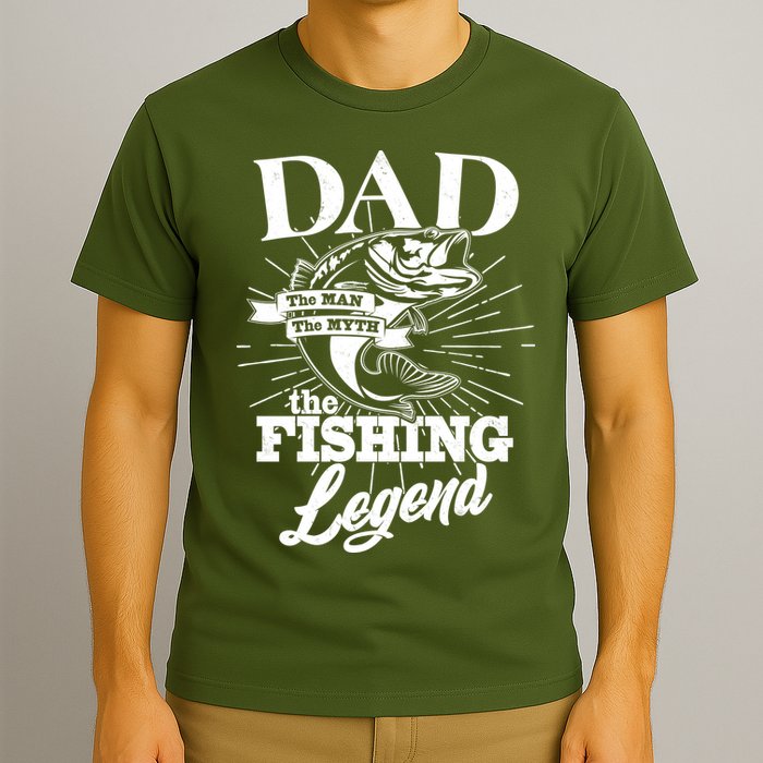 Vintage Dad The Man The Myth The Fishing Legend T-Shirt