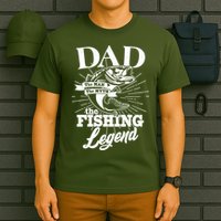 Vintage Dad The Man The Myth The Fishing Legend T-Shirt
