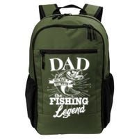 Vintage Dad The Man The Myth The Fishing Legend Daily Commute Backpack