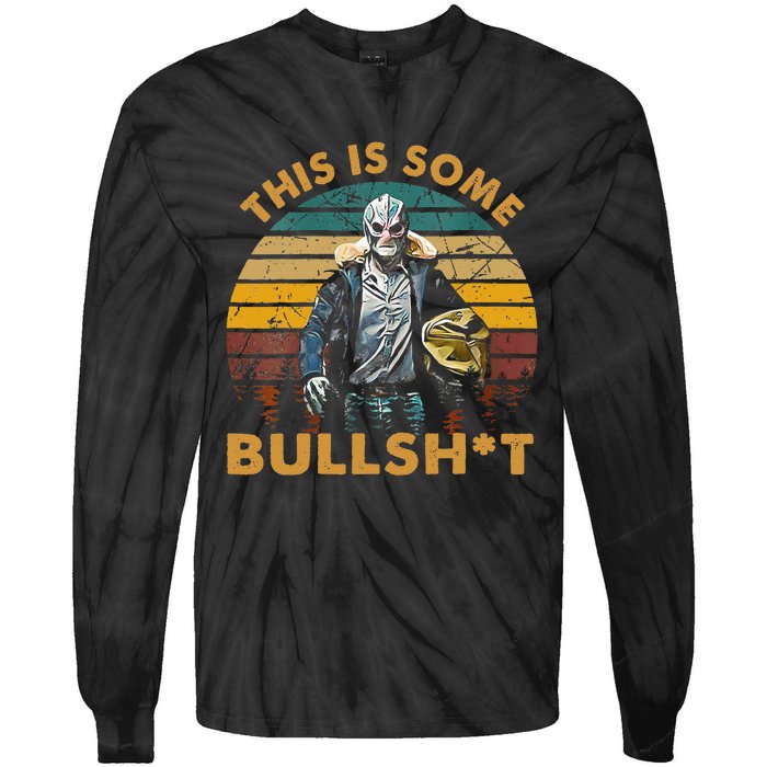 Vintage Design This Is Some Bullsht Tie-Dye Long Sleeve Shirt