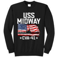 Veterans Day Uss Midway Cva41 Aircraft Carrier Sweatshirt