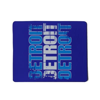 Vintage Detroit Usa City 313 Pride Grunge Detroit Mousepad